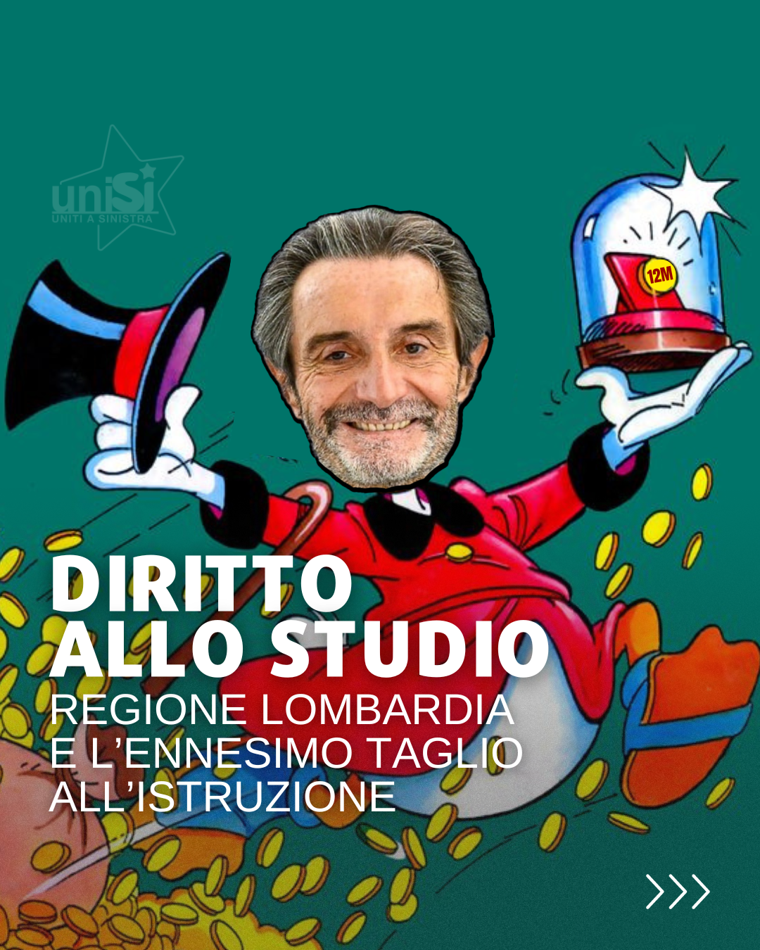 TAGLI AL DIRITTO ALLO STUDIO: NON CI FERMIAMO!